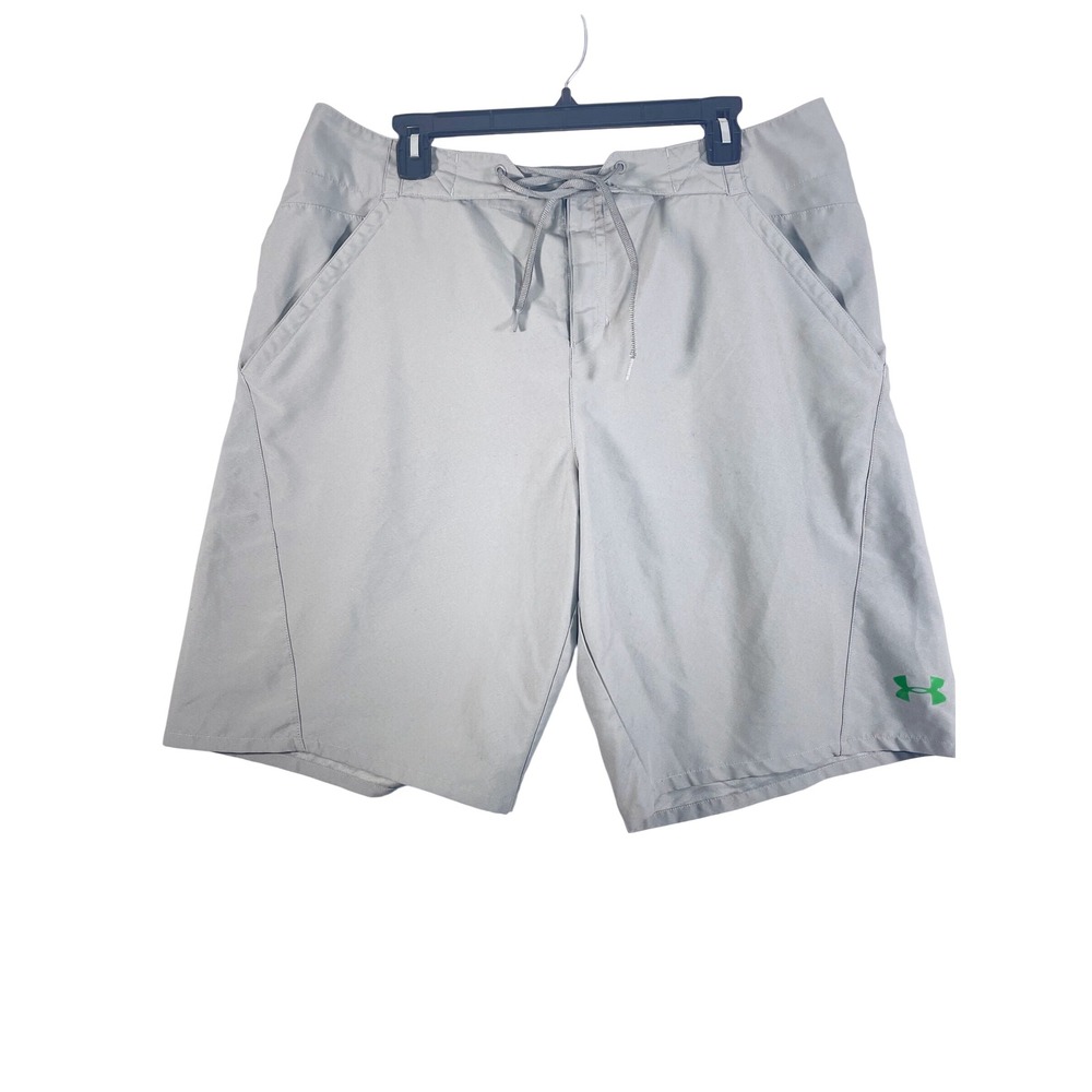 Under Armour‎ HeatGear Shorts Golf Athletic Lightweight Gray Size 36 Men